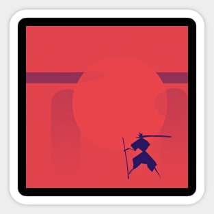 Warrior Samurai Sticker